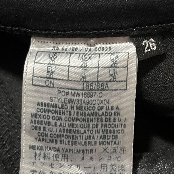 Guess Jeans Los Angeles Silver Denim; Women's size 26, new with tags - Picture 10 of 16